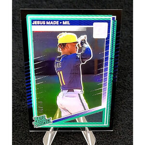2025 Jesus Made Case Hit 4/10 Clearly Donruss Black Acetate Milwaukee Brewers